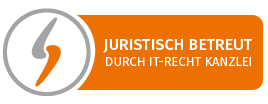 Juristisch Betreut durch IT-Recht Kanzlei