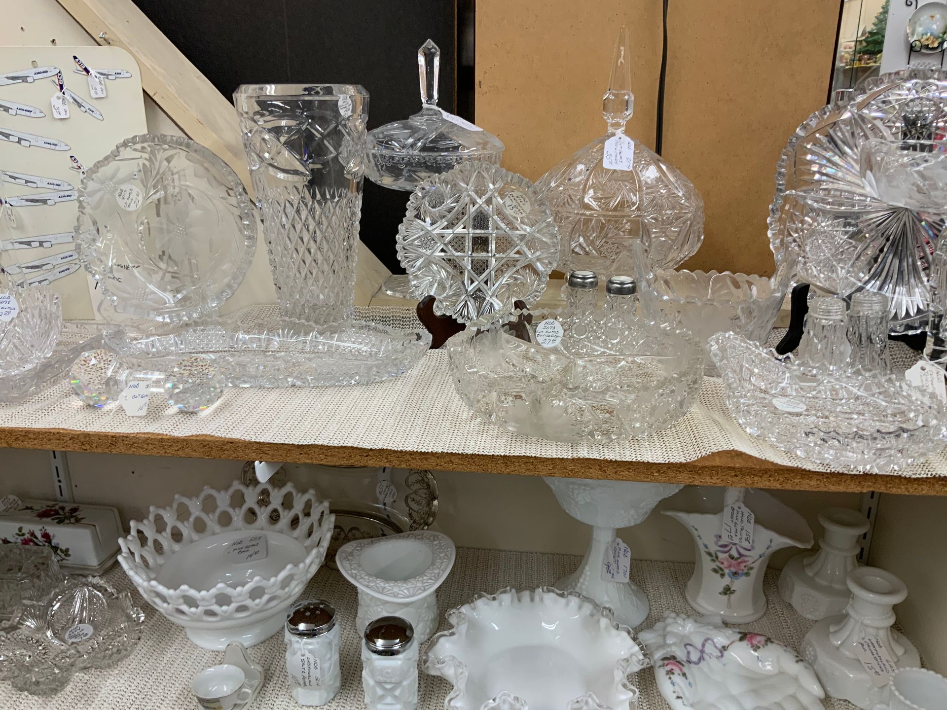 antique glassware