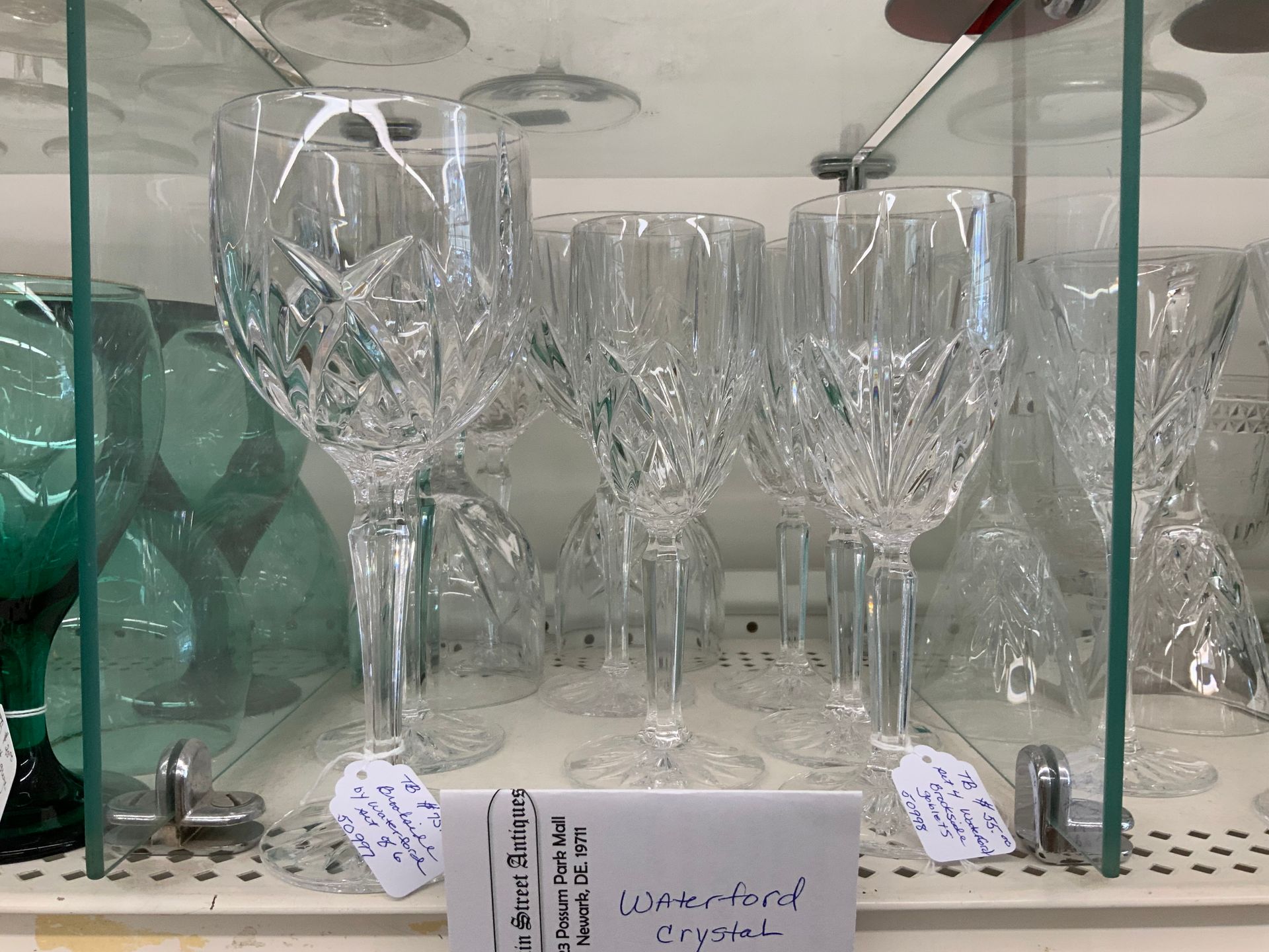 antique glassware