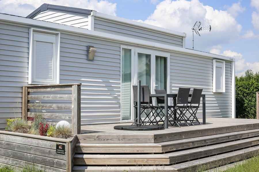 mobilhome résidentiel sur parcelle en baie de somme