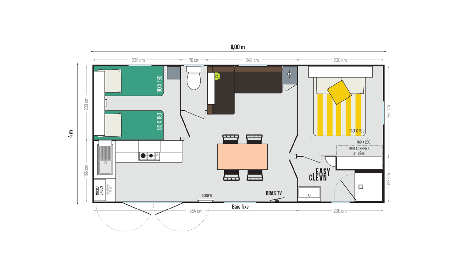 plan mobilhome le crotoy