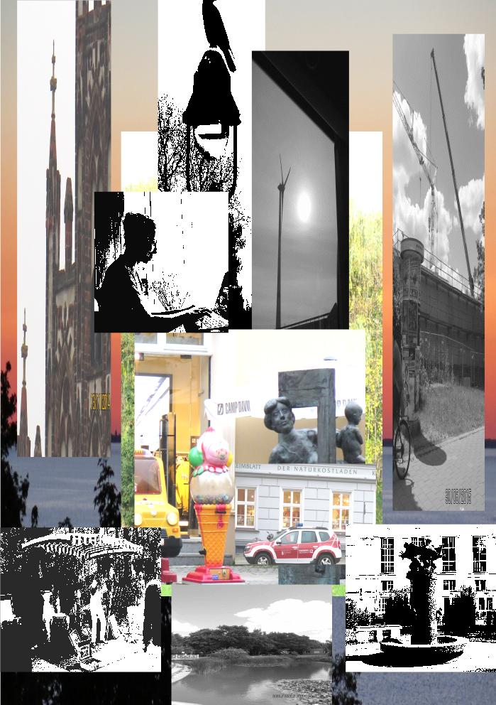 19. Leben und Wirken in Greifswald - Fotomontage