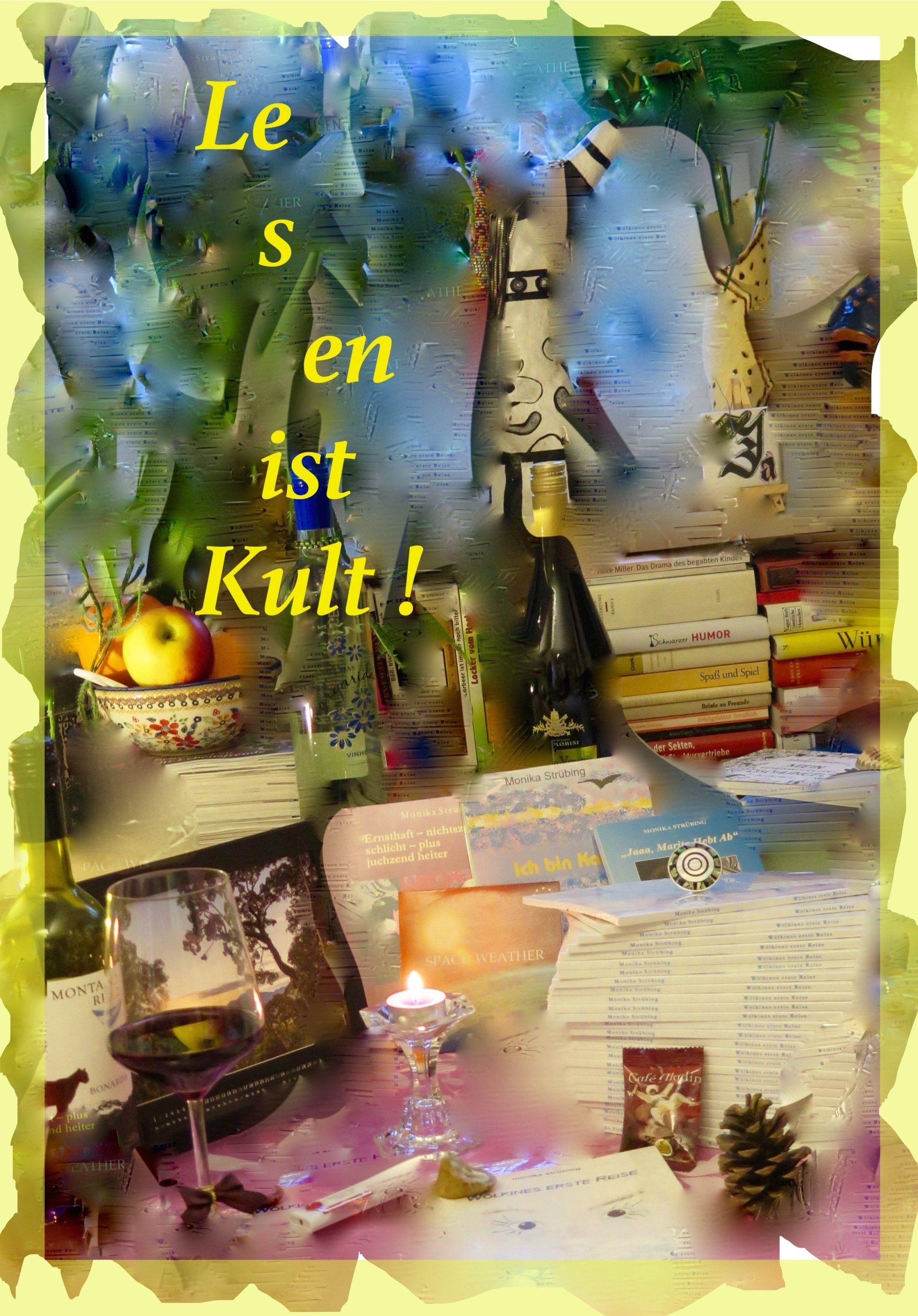 18. Lesen ist Kult! - Fotomontage - Plakat