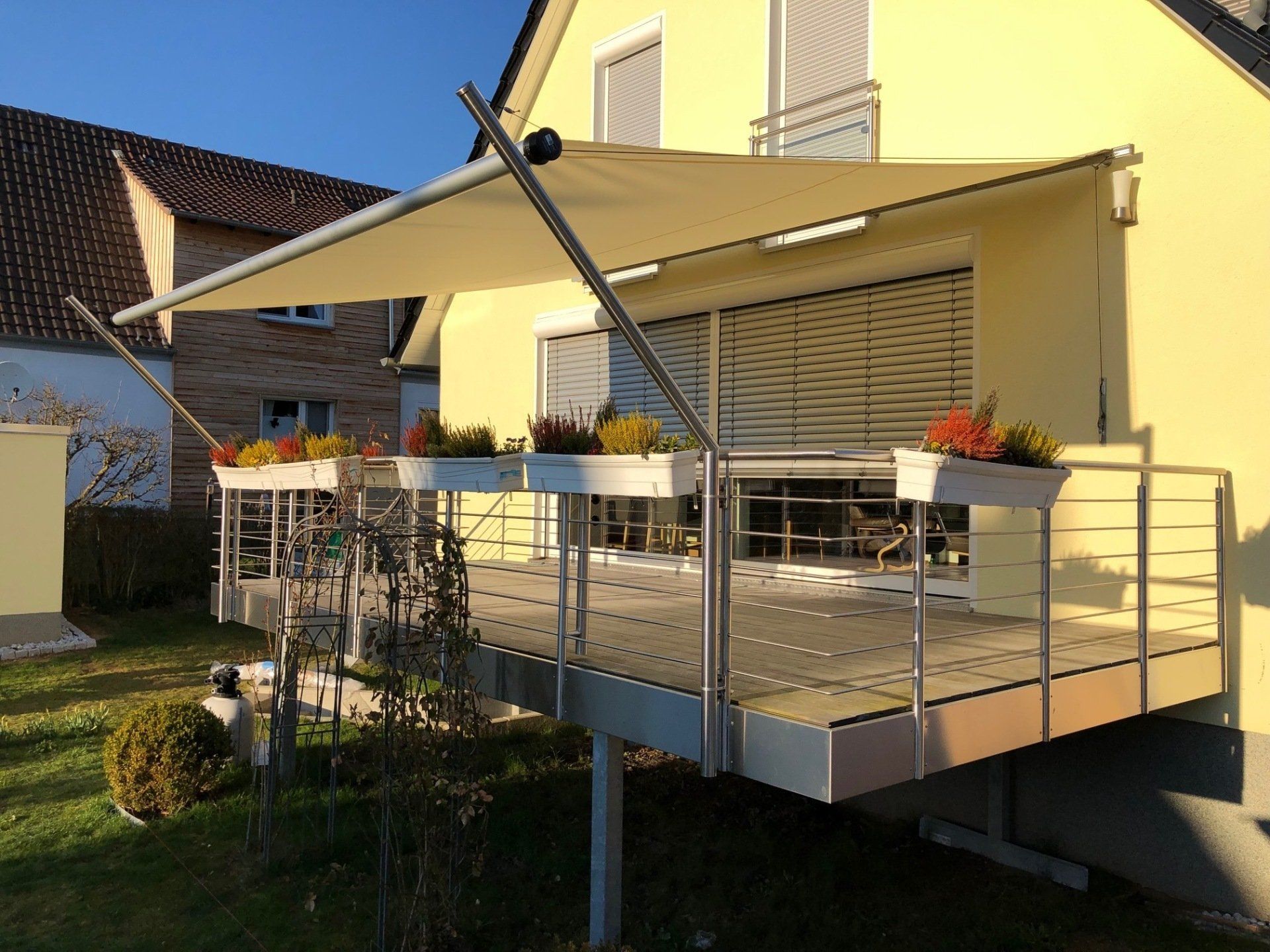 Shadesing Sonnensegel Shade Inox rollbar