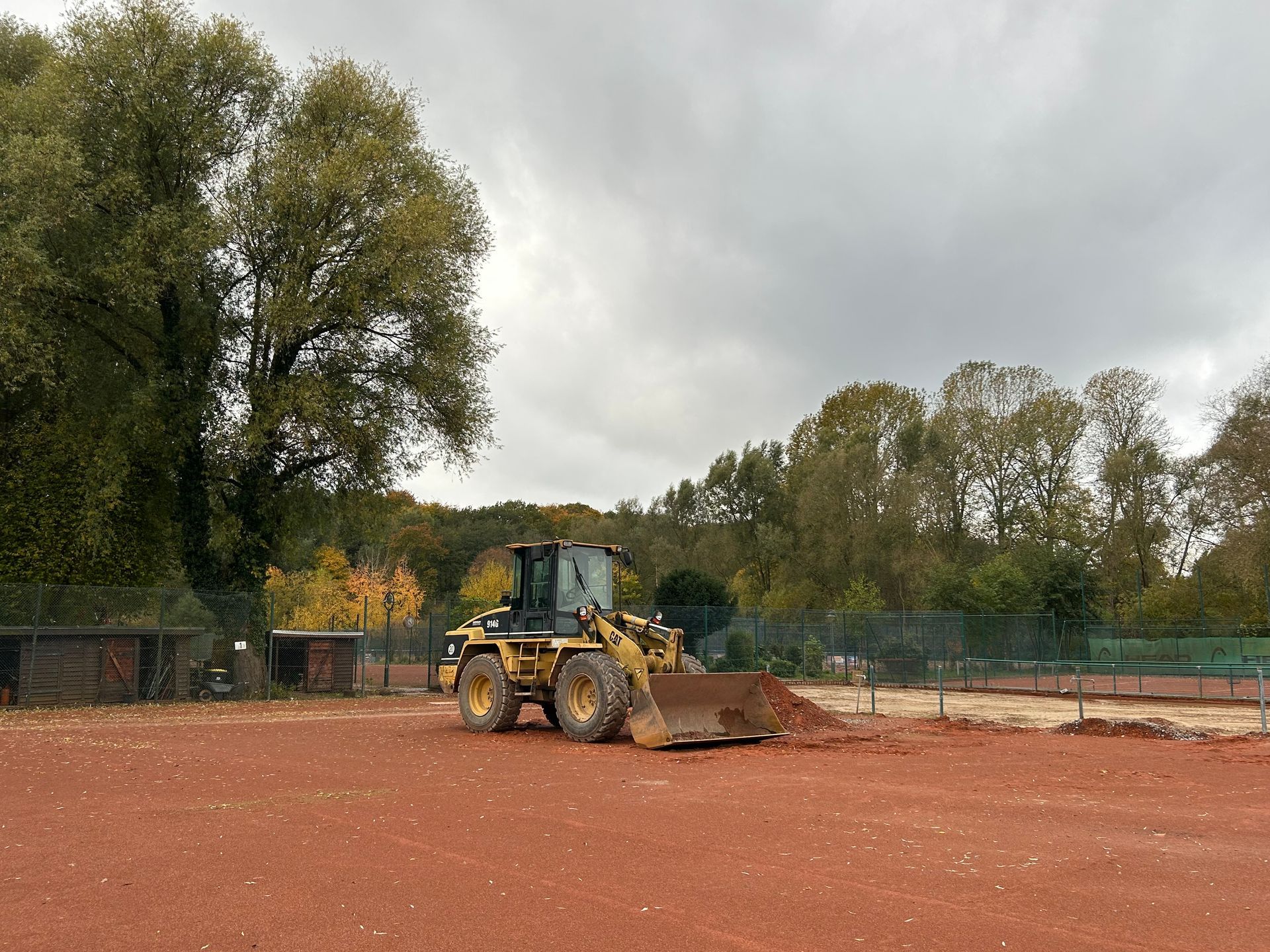 Draußen der Bagger - Drinnen Saisonvorbereitung