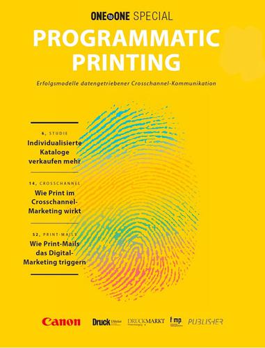 ONEtoONE Special Programmatic Printing Cover