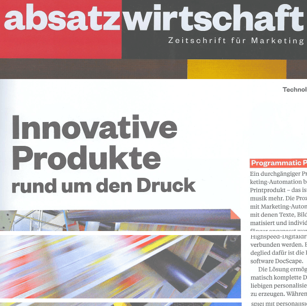 Innovative Produkte rund um den Druck