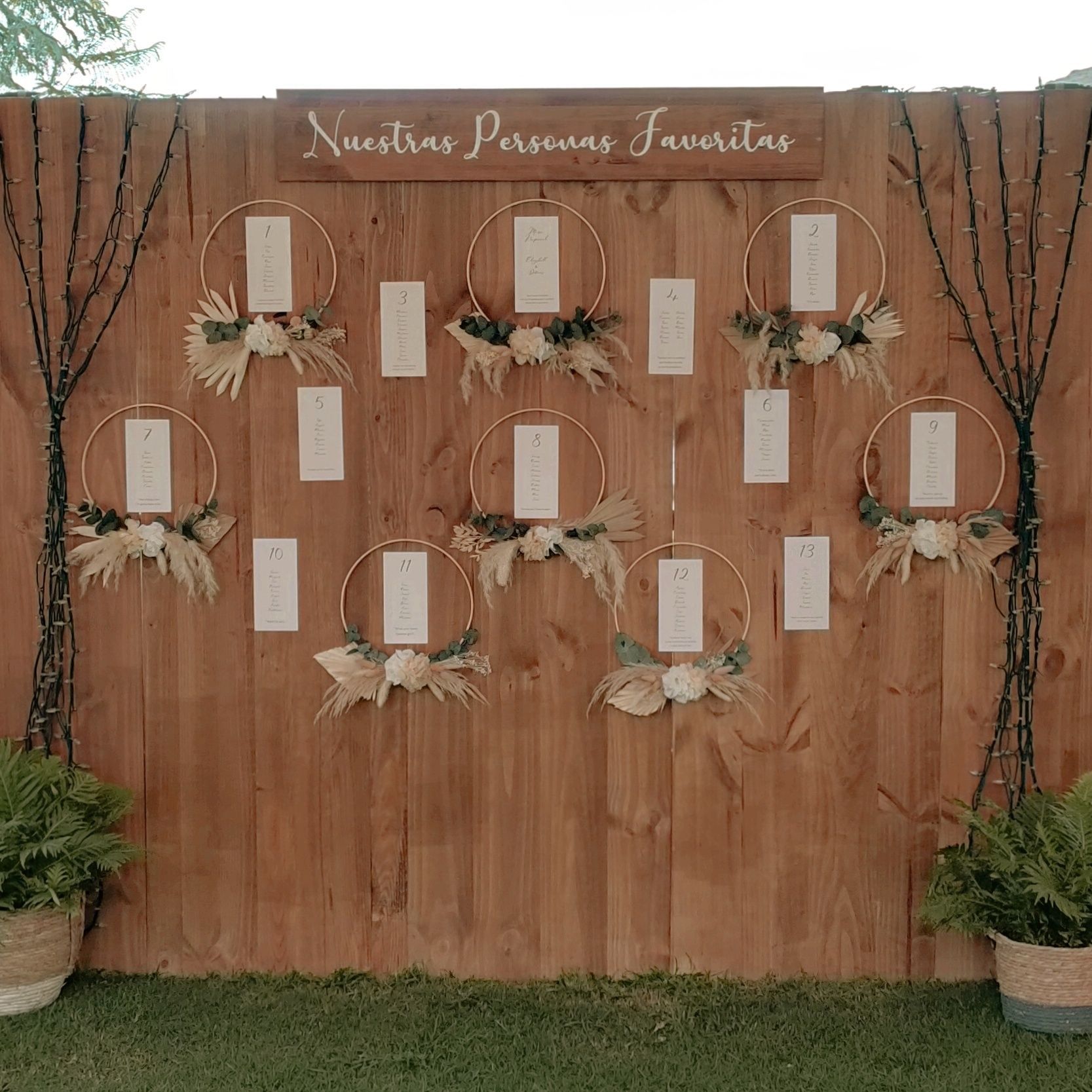 I Do Bodas Seating Plan Bohemio