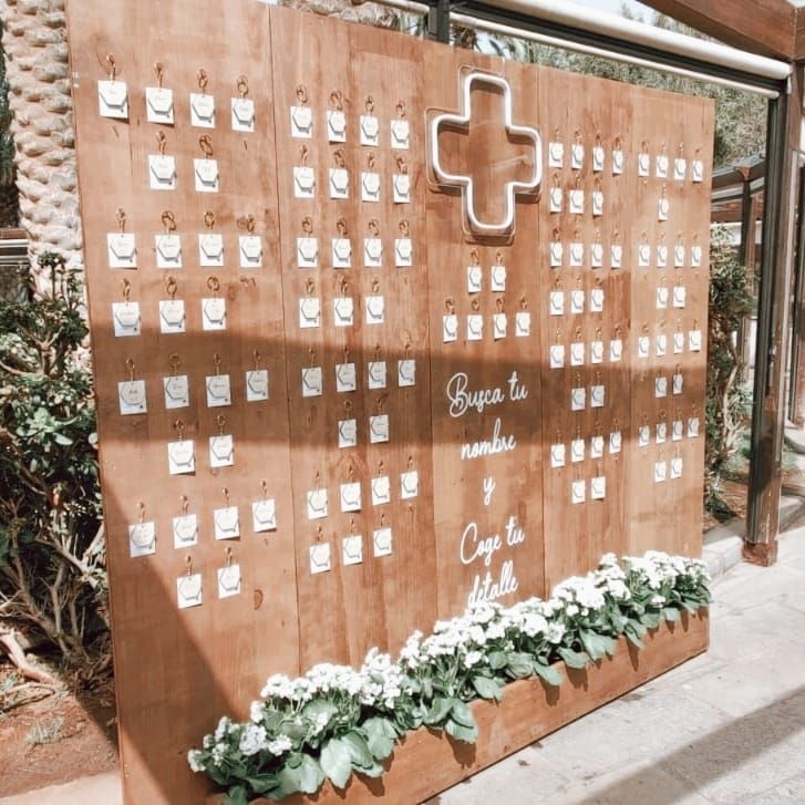 I Do Bodas Seating Plan temática Farmacia
