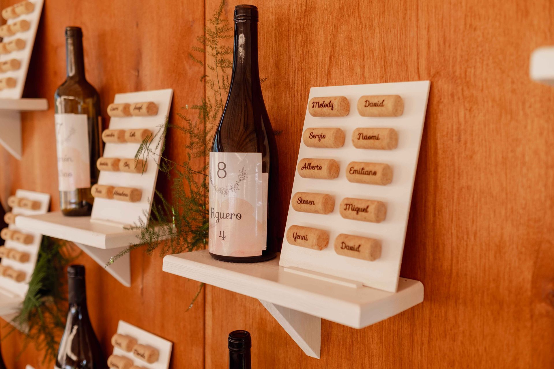 I Do Bodas Seating Plan temática vinos