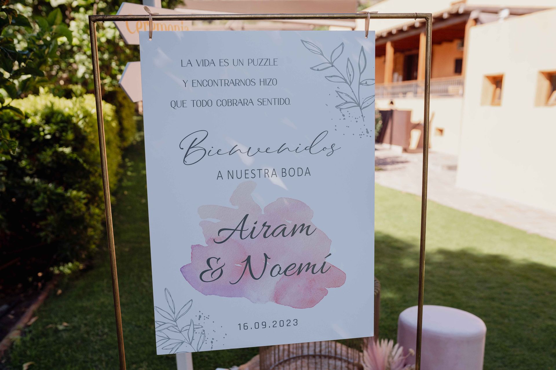 I Do Bodas Cartel bienvenida