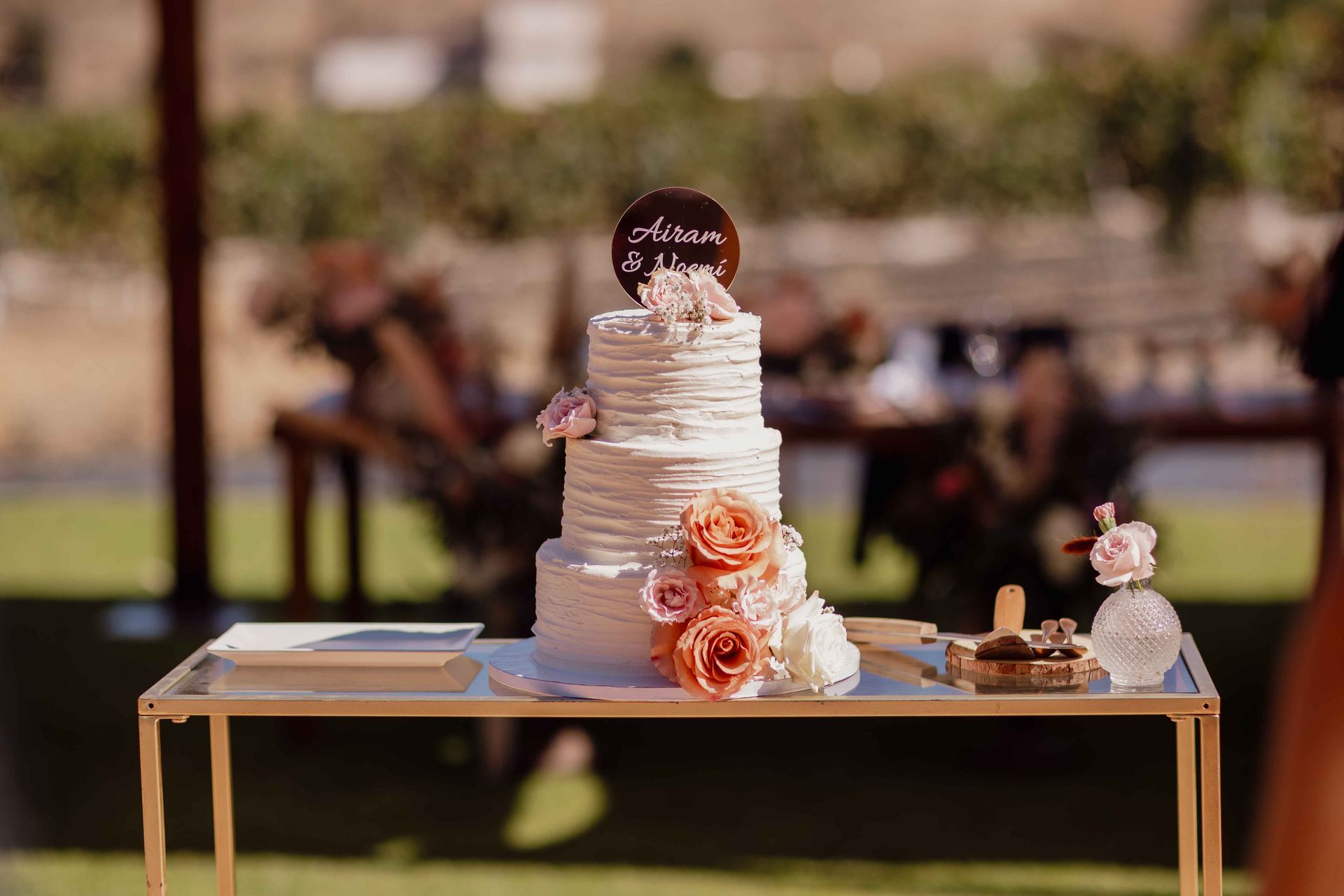 I Do Bodas topper tarta