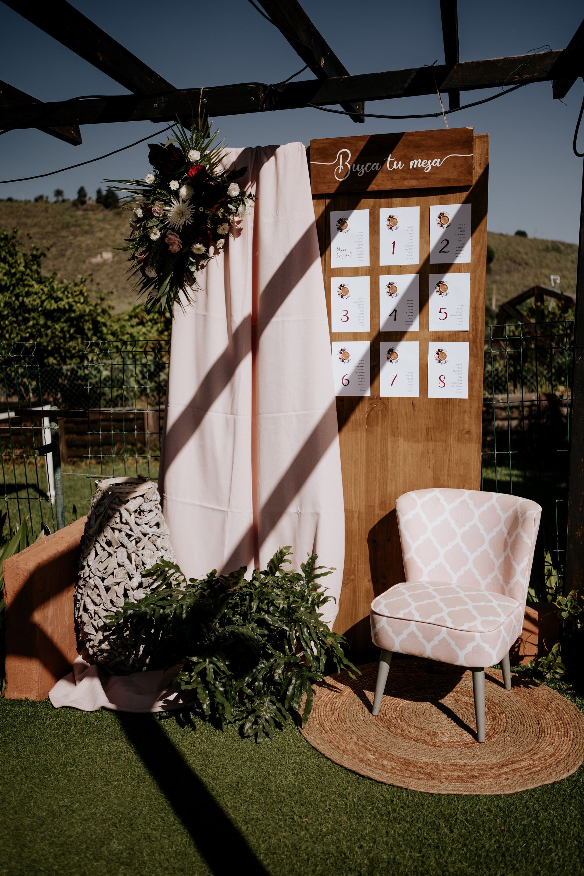 I Do Bodas Seating Plan rústico