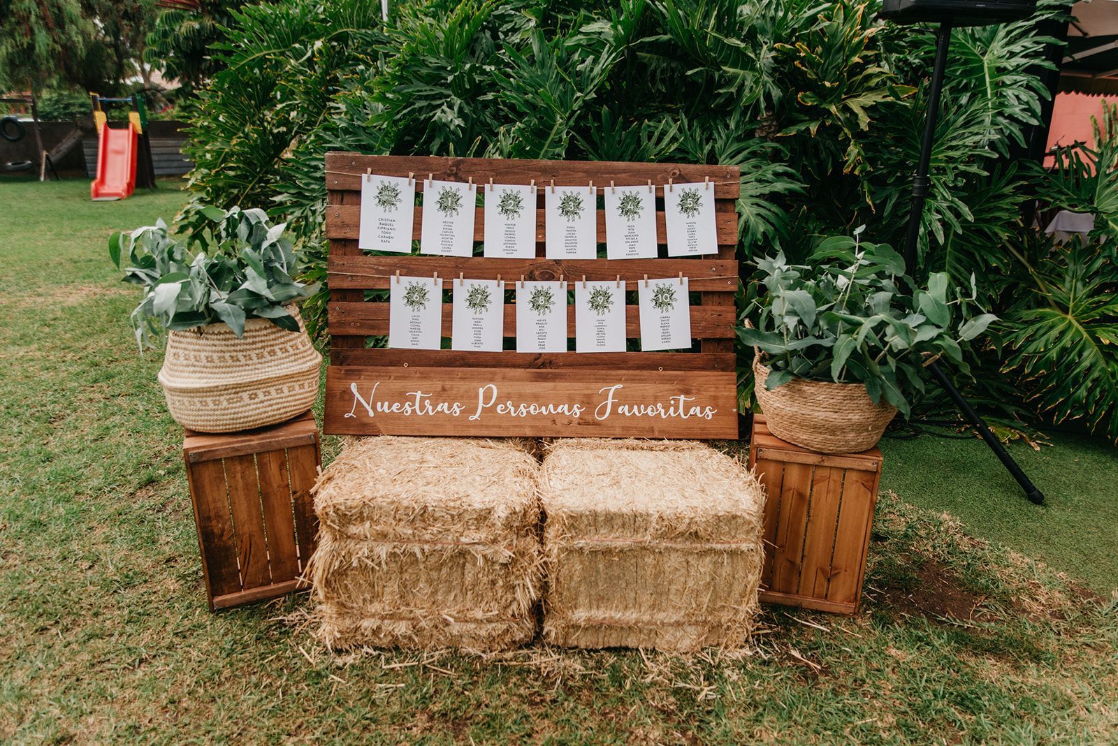 I Do Bodas Seating Plan rústico