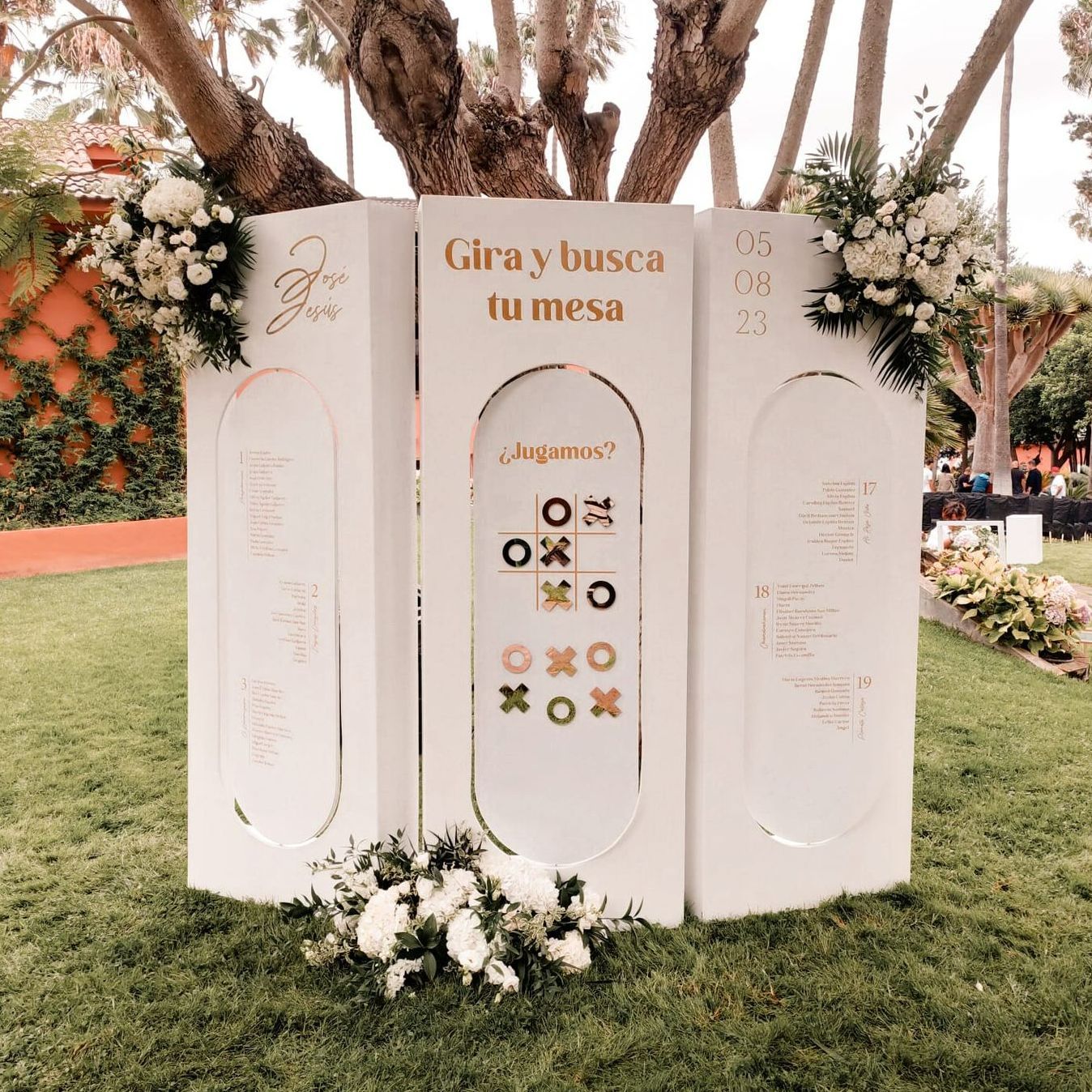 I Do Bodas Seating Plan elegante y giratorio