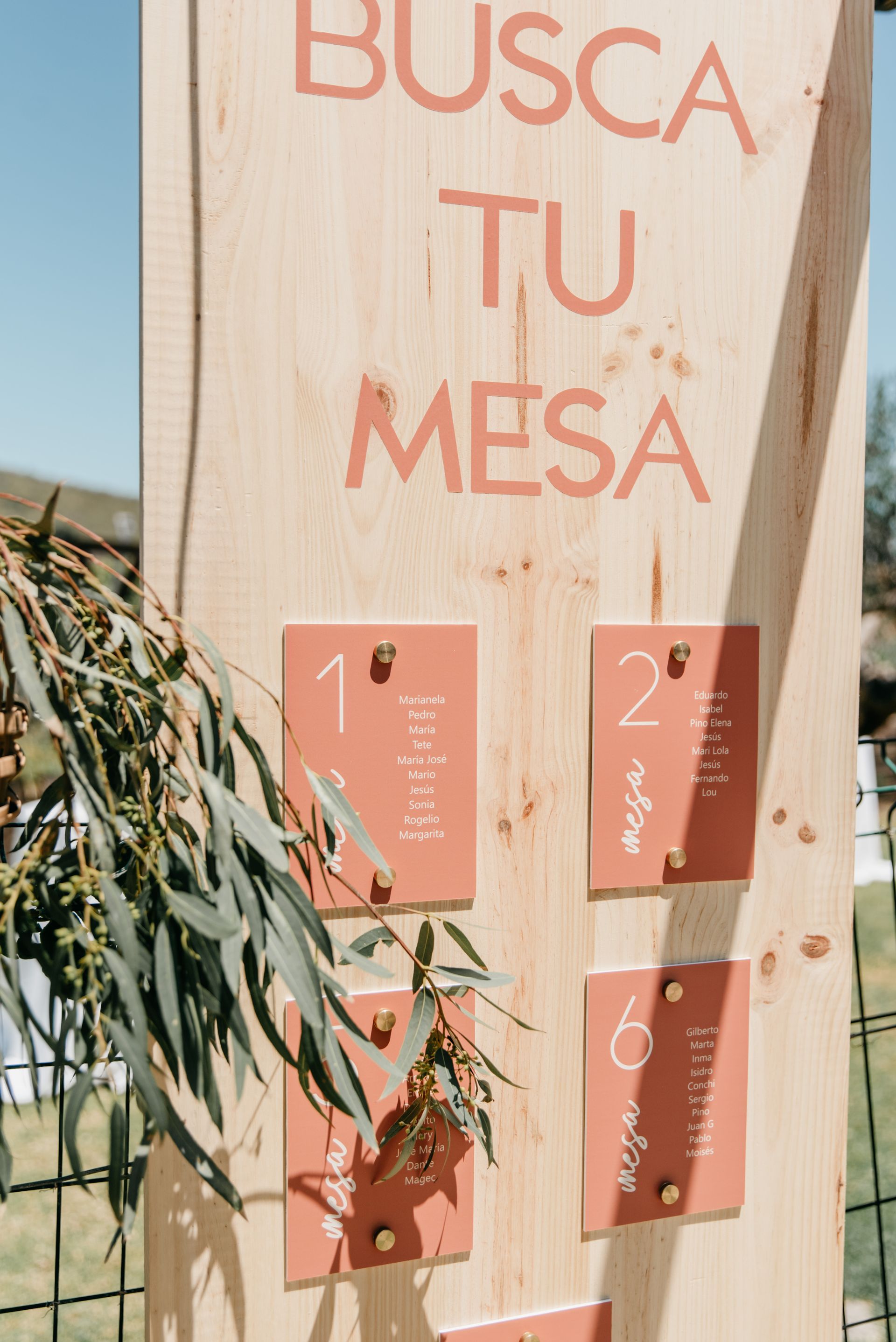 I Do Bodas Seating plan bohemio terracota