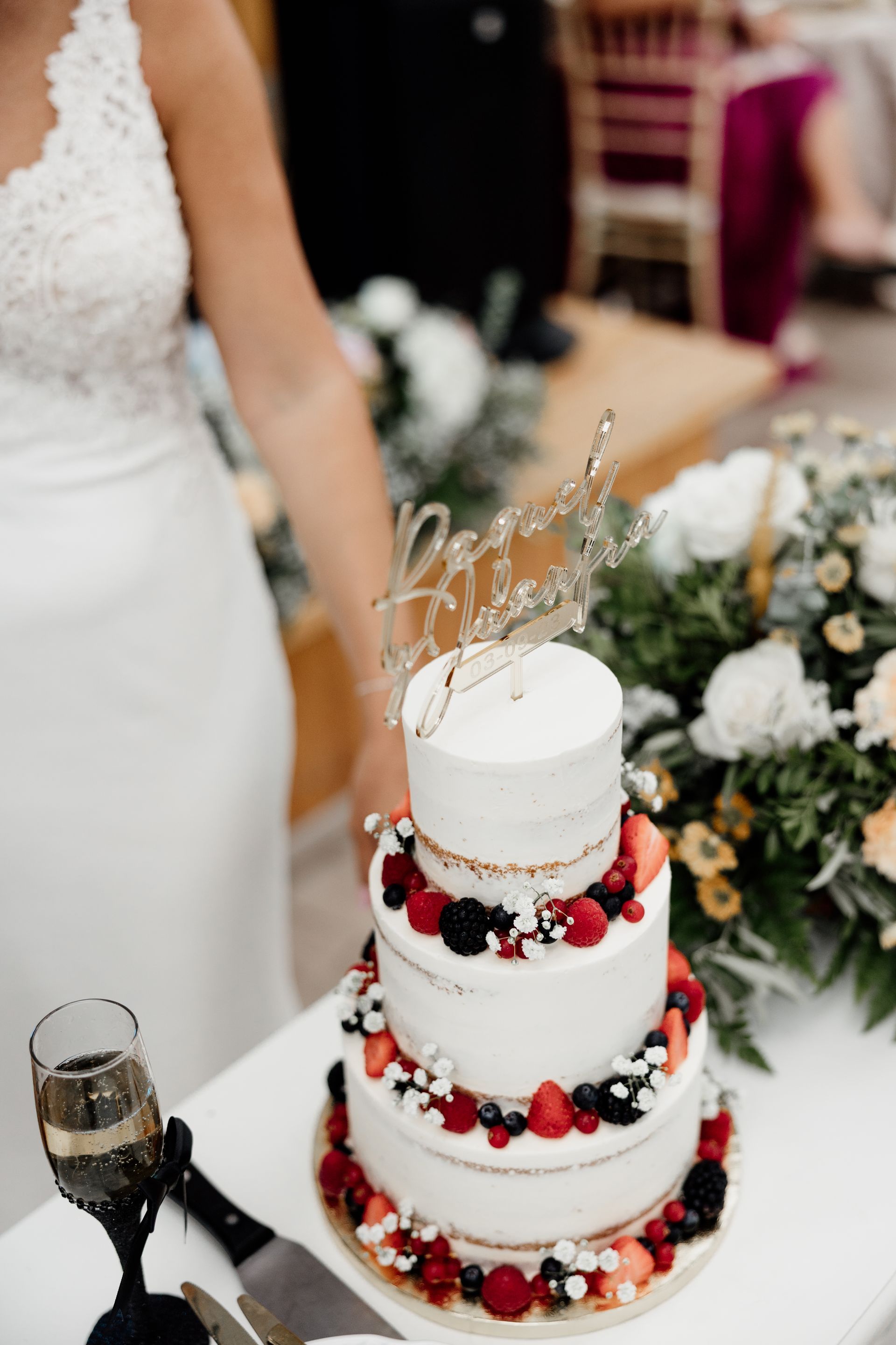 I Do Bodas topper tarta metacrilato oro espejo