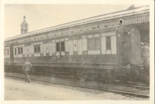 Trains at  Netley Hospital Station