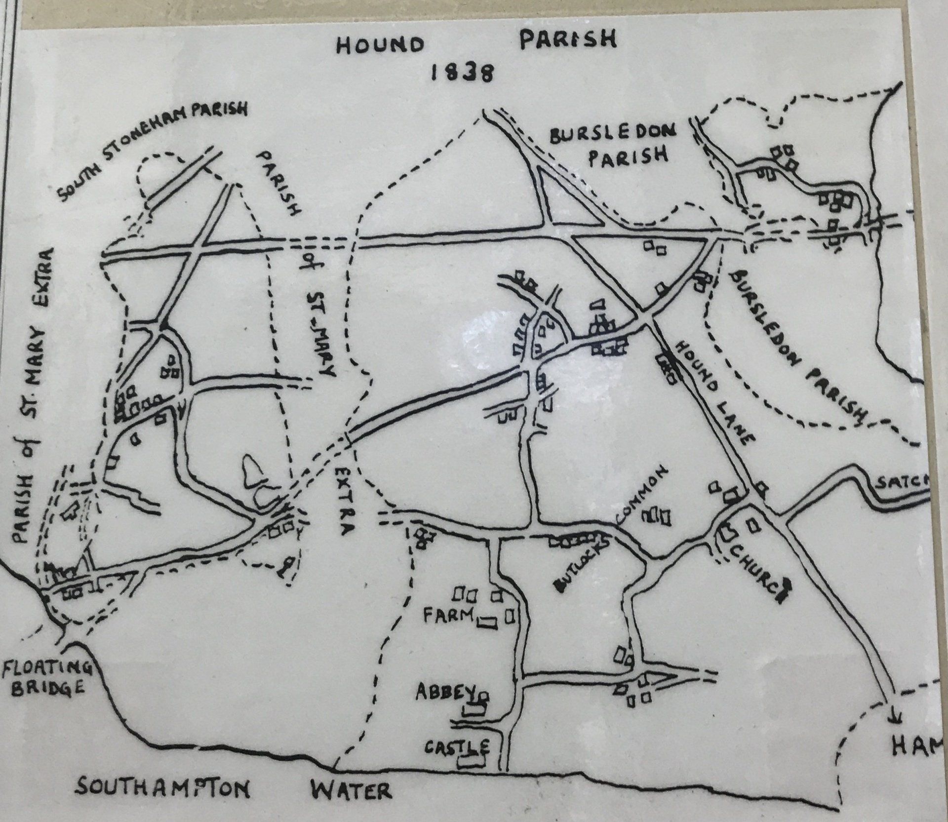 1838 Hound Parish Map
