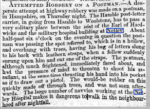 Law and Order in Netley Abbey