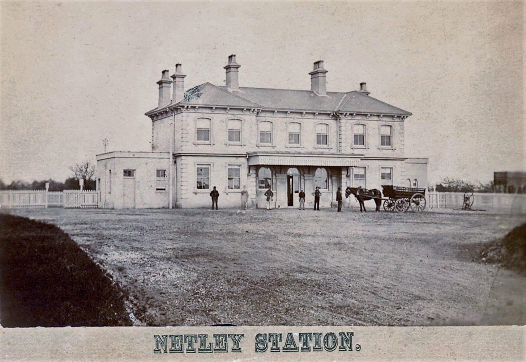 Netley Train Station 1866