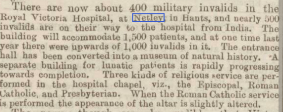 Netley Hospital Invalids
