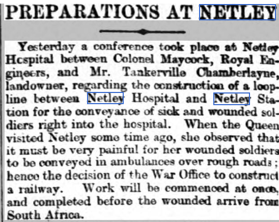 Past Lives and Times of Netley Village