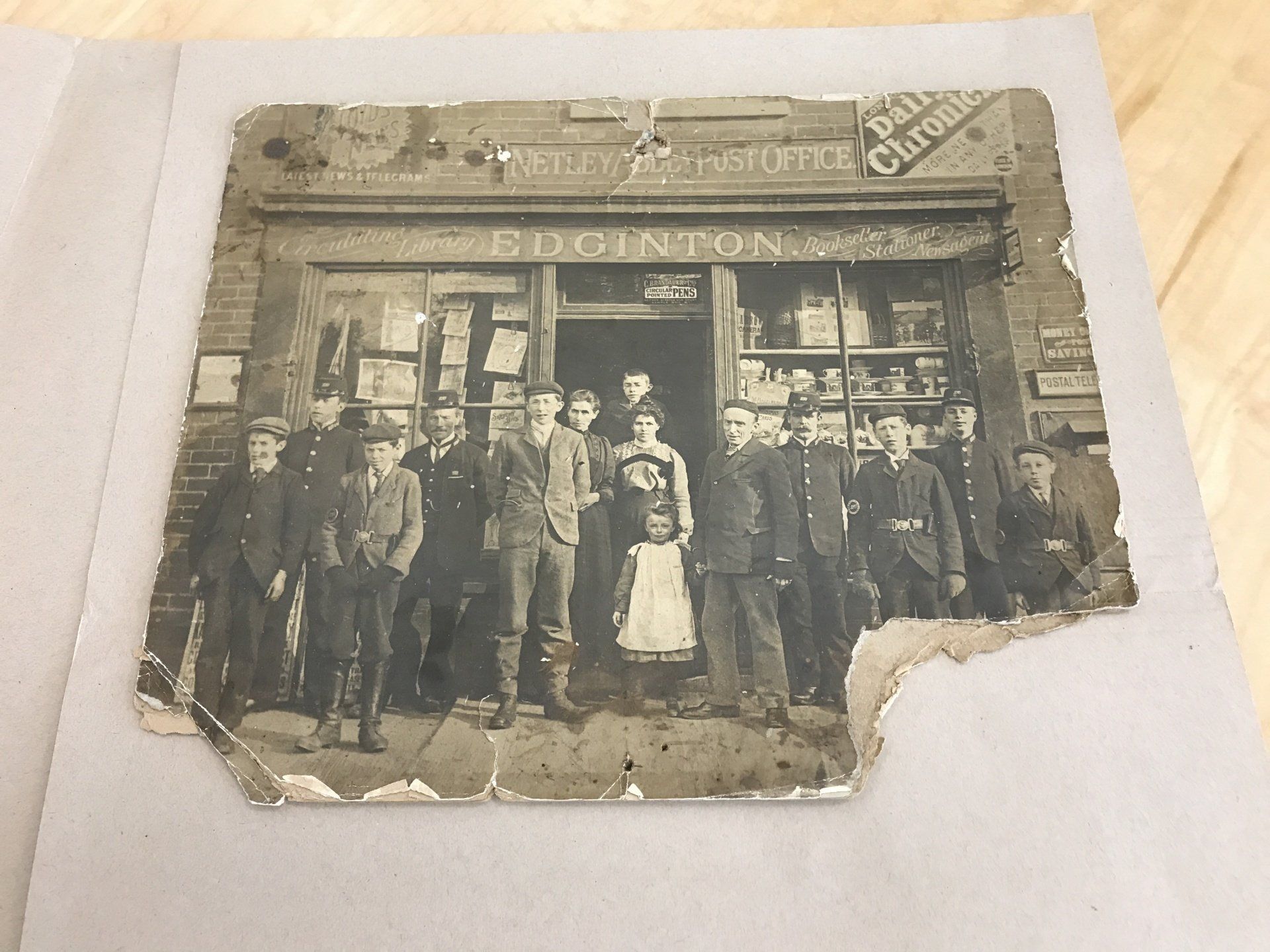 Purchased by the author from Hampshire Records Office Netley Abbey Post Office in 1900 - photo