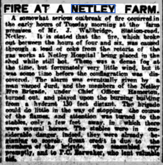 Past Lives + Times of Netley Village - Fire Brigade