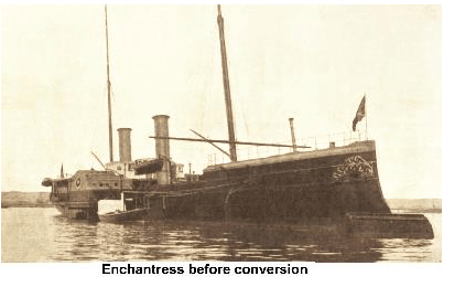 Enchantress at Netley