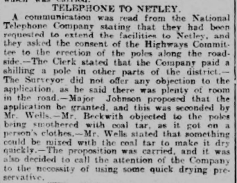Past Lives + Times of Netley Village - telephones