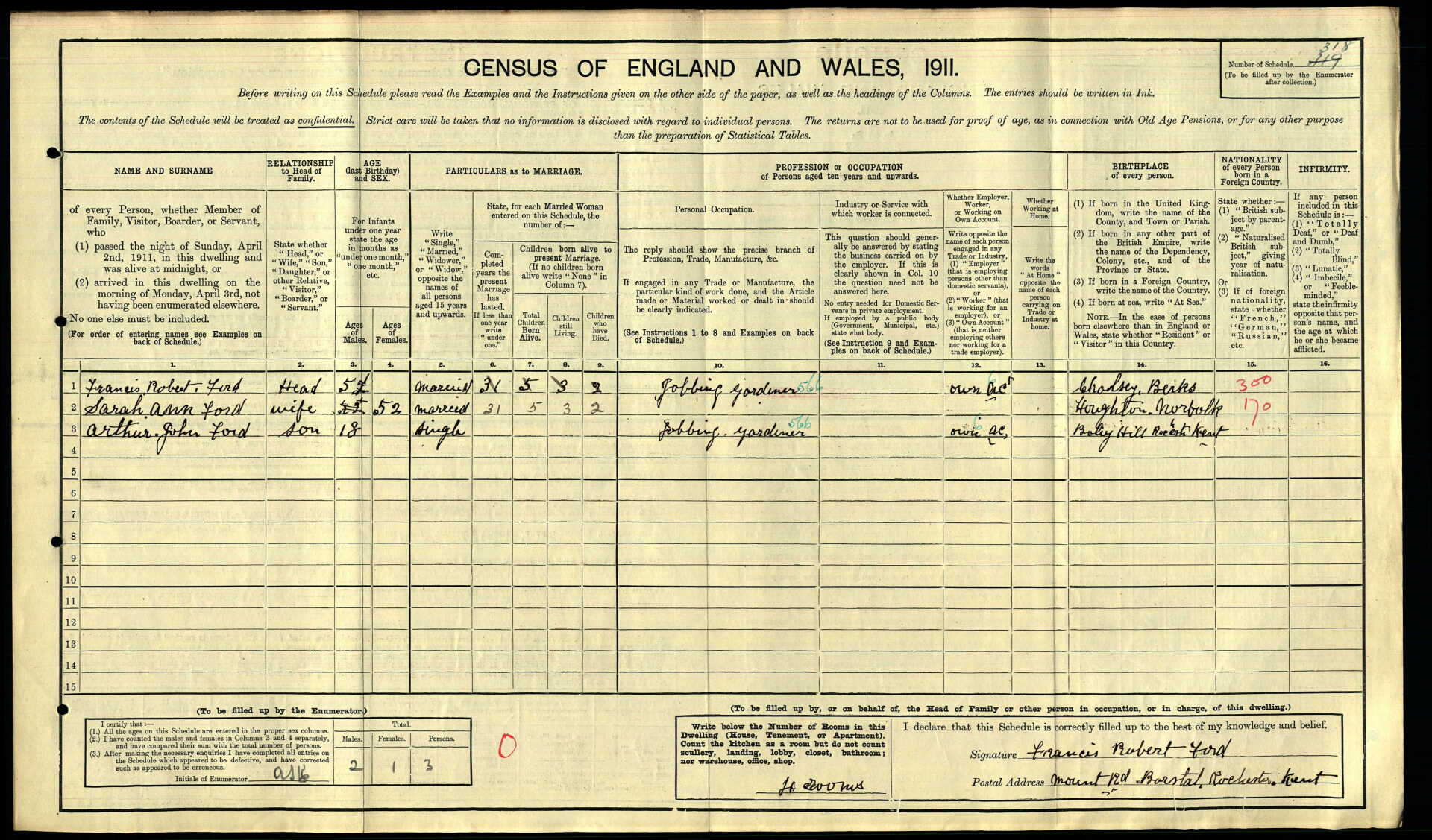 Francis Robert Ford at Ismailia Netley Abbey in 1935