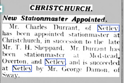 Past Lives + Times of Netley Village - Durrant