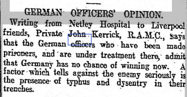 The Scotsman 13/11/1914 German Wounded at Netley