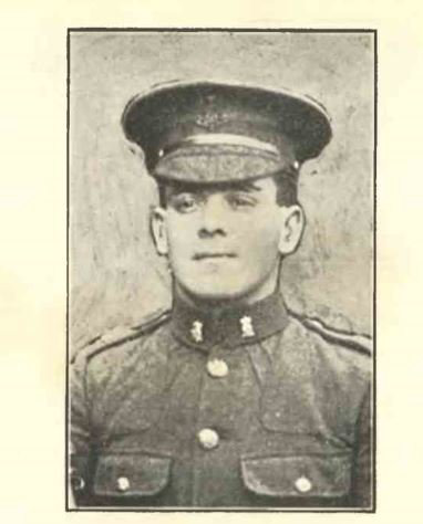 Died at Netley Hospital 11/03/1915 Photo of Pte Clarke - admitted to Netley Hospital