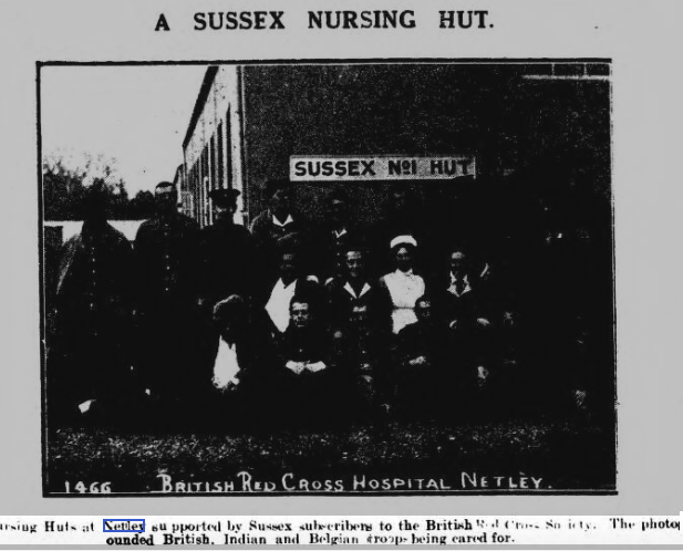 Sussex Agricultural Express 12/02/1915 Red Cross Hospital Huts at Netley