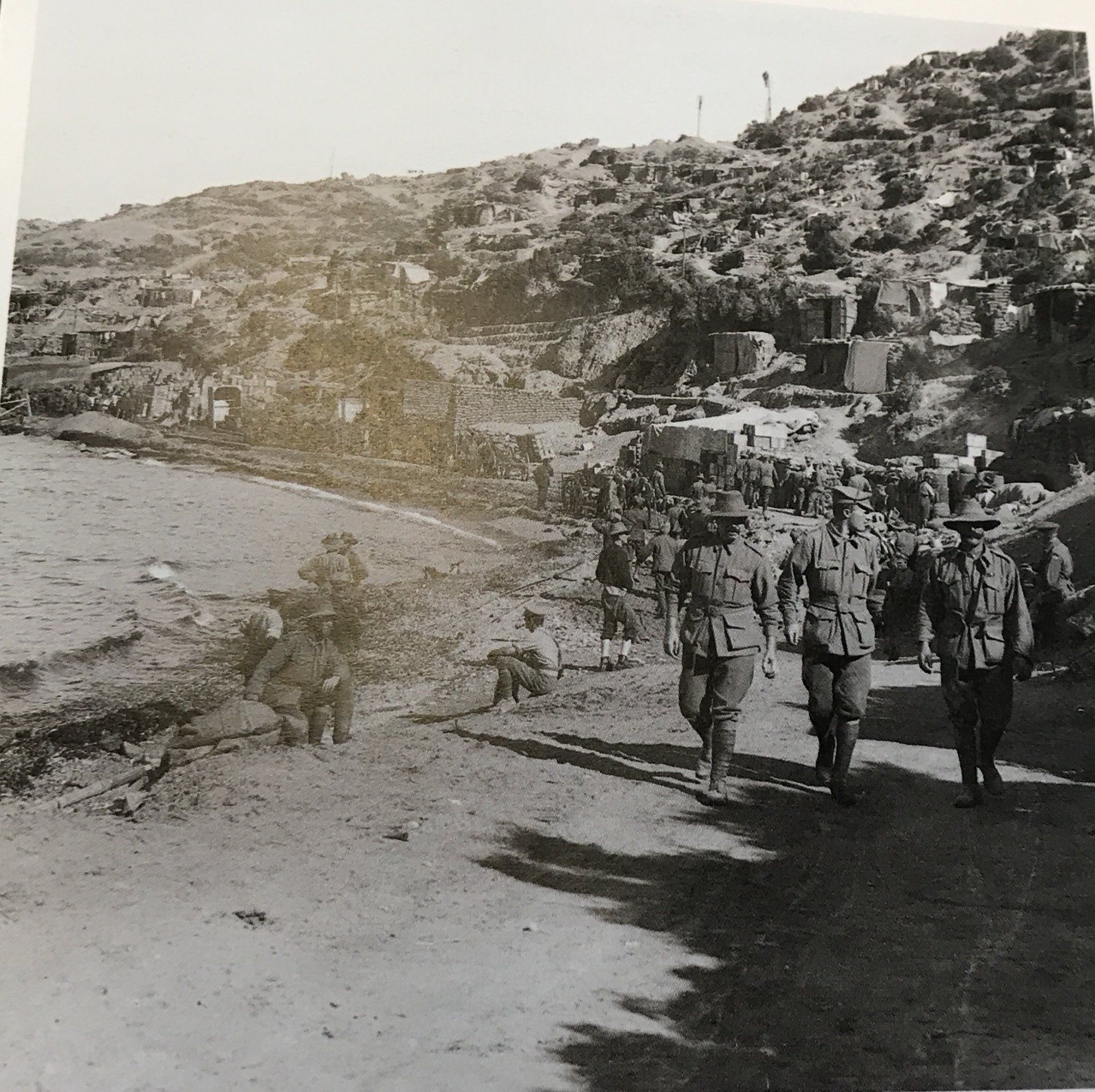 Anzac Cove, Gallipoli April 1915