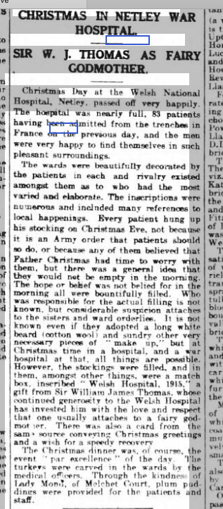 Christmas in Netley War Hospital