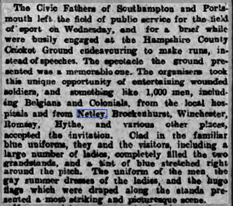 Saints + Pompey playing nicely yogether? Southampton + Portsmouth Councils support the wounded