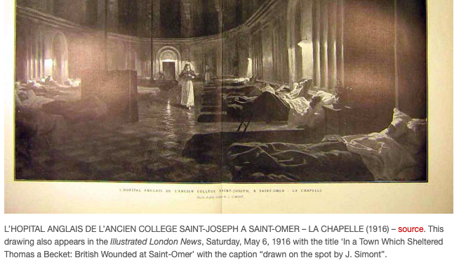 No 10 Stationary Hospital St Omer May 1916