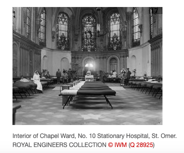 No 10 Stationary Hospital St Omer May 1915