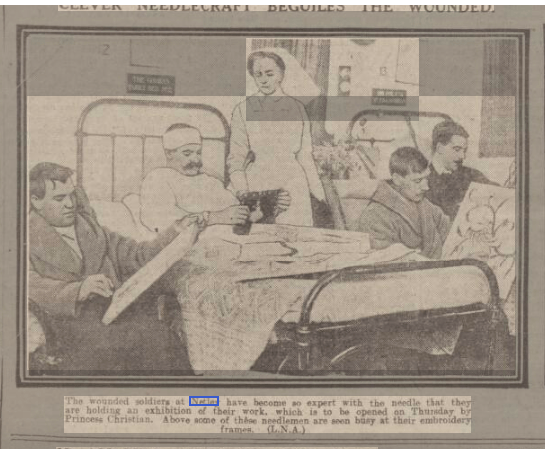 Learning new Crafts at Netley Hospital