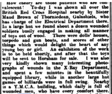 Hospital Life at Netley August 1916