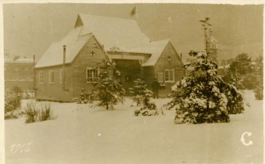 British Red Cross Hospital in Winter 1916 photo