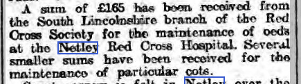 South Lincolnshire sends funds to Red Cross Hospital