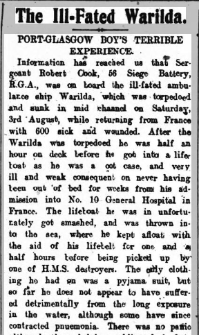 Ill-fated Warilda patients at Netley Hospital 1918