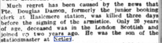 BNA Past Lives + Times of Netley Village - Damen