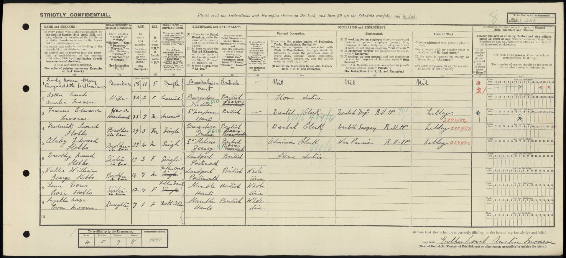 Downloaded from Find My Past Shared Netley Hospital Stories - Hobbs, Moorse