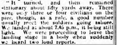 Casualties from Queenstown Shooting at Netley Hospital 1924