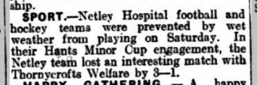 Netley Hospital Football + Hockey Teams 1927